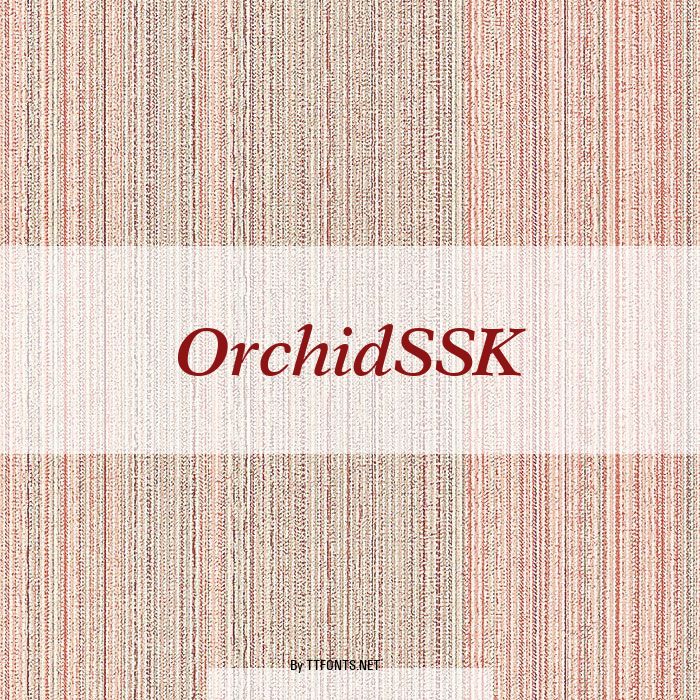 OrchidSSK example